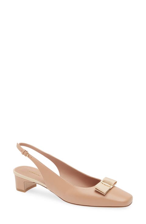 シューズ・サンダルその他 FERRAGAMO Woman Shoes Beige 01J692 781113 BISCOTTO Women's Shoes | Ferragamo US