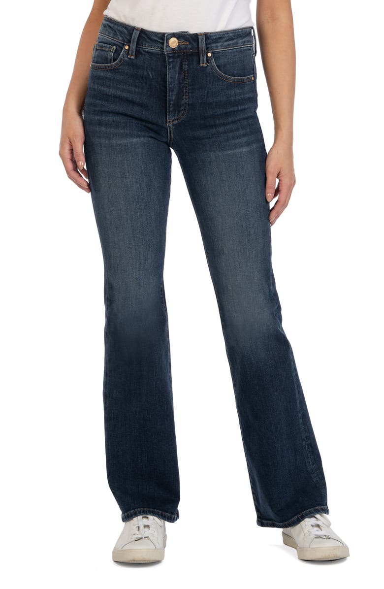 KUT from the Kloth Stella Fab Ab High Waist Flare Jeans, Main, color,