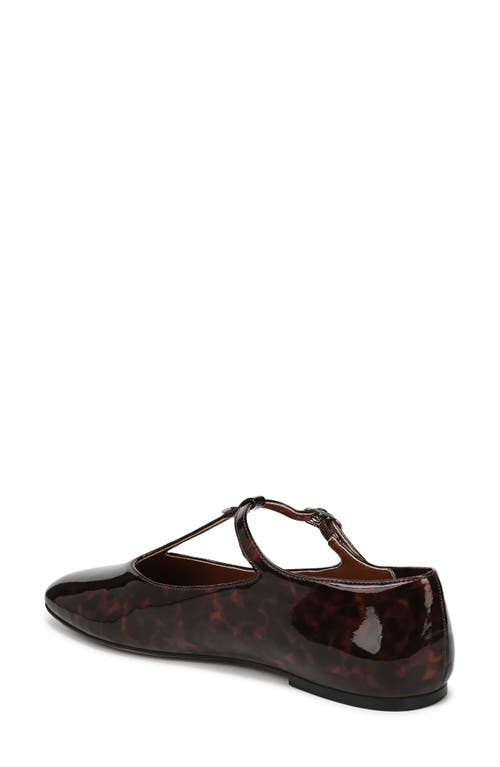 Franco Sarto Marylee T-strap Flat In Brown