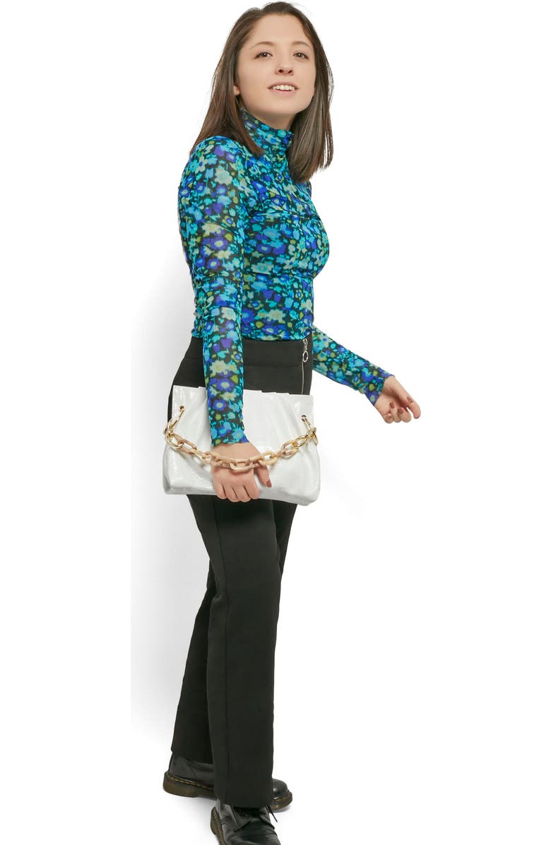 HOUSE OF WANT Chill Vegan Leather Frame Clutch, Alternate, color,