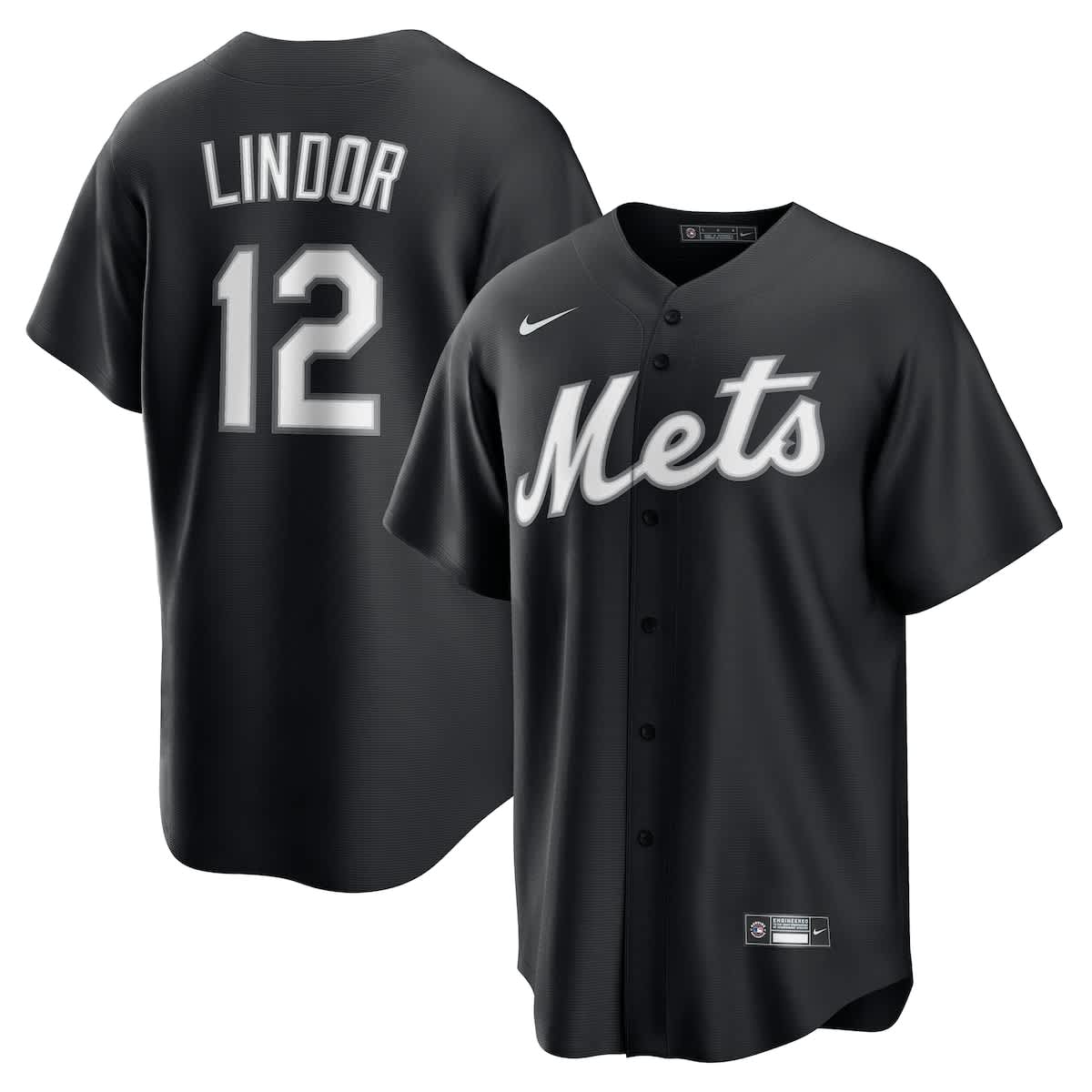mets black jersey nike