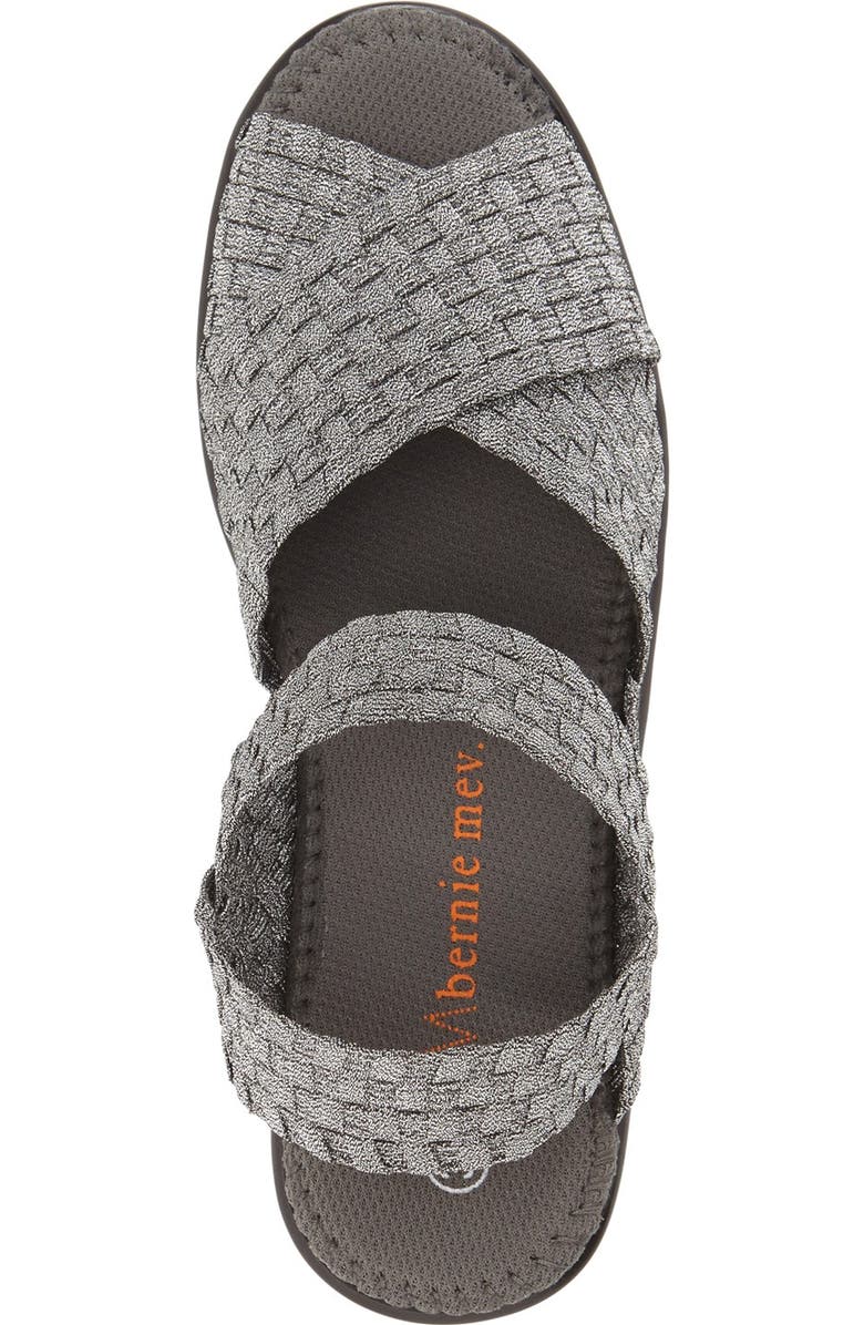 bernie mev. 'Buttercup' Woven Platform Wedge Sandal, Alternate, color,