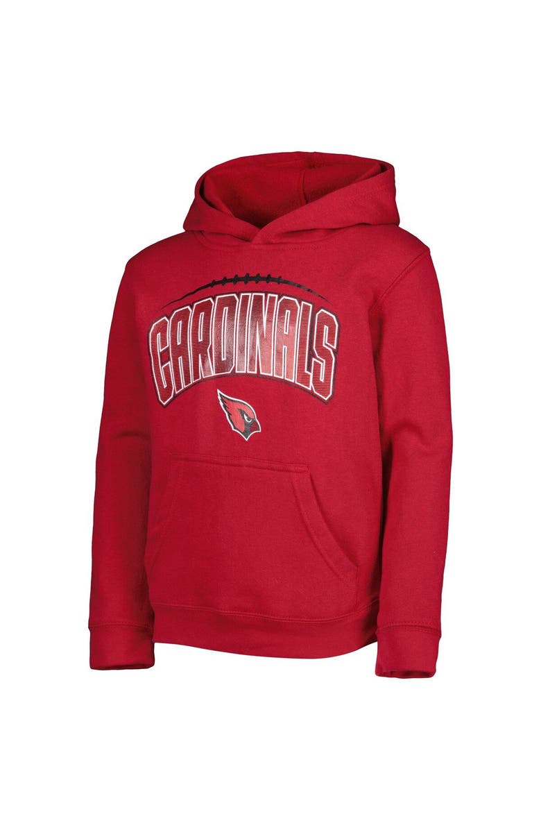 Outerstuff Youth Cardinal/Heather Gray Arizona Cardinals Double Up Pullover Hoodie & Pants Set, Alternate, color, Cardinal
