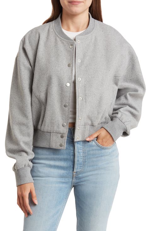 Crop Bomber Jacket