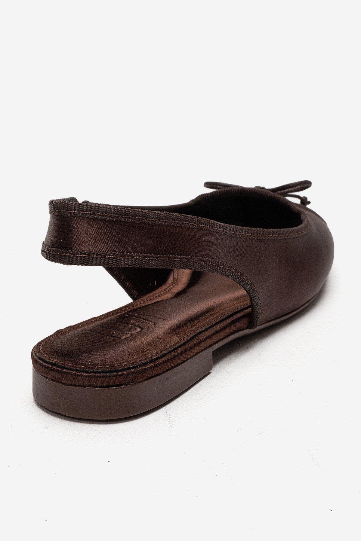 Zelvia Bow Slingback Ballet Flat, Alternate, color, Brown