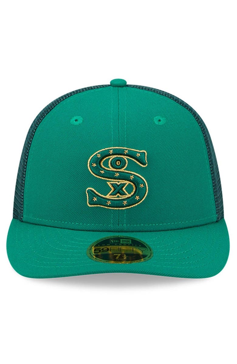 New Era Men's New Era  Kelly Green Chicago White Sox 2023 St. Patrick's Day Low Profile 59FIFTY Fitted Hat, Alternate, color, 