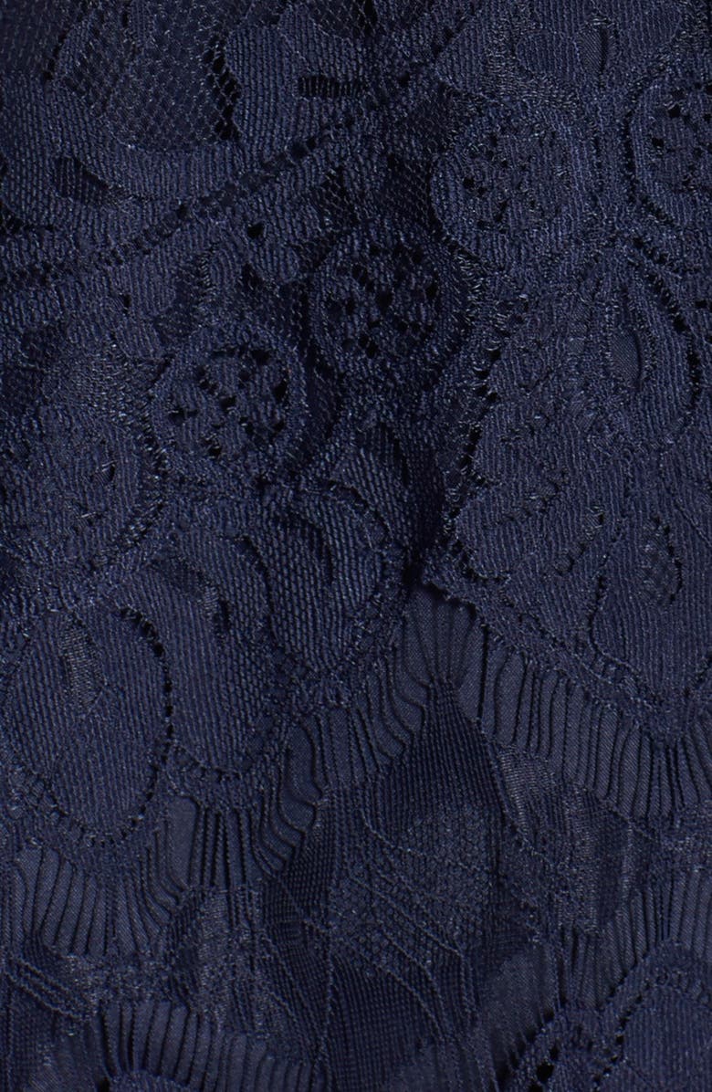 BB Dakota by Steve Madden BB Dakota Rhianna Open Back Lace Fit & Flare Cocktail Dress, Alternate, color,