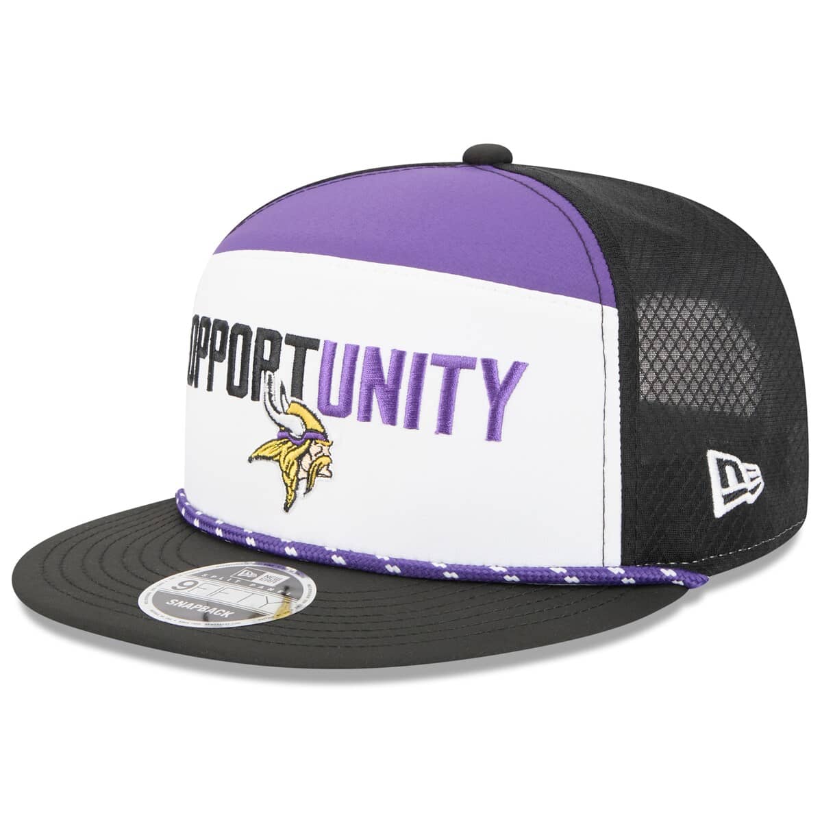 New Era Men's New Era White/Black Minnesota Vikings 2025 Inspire Change ...