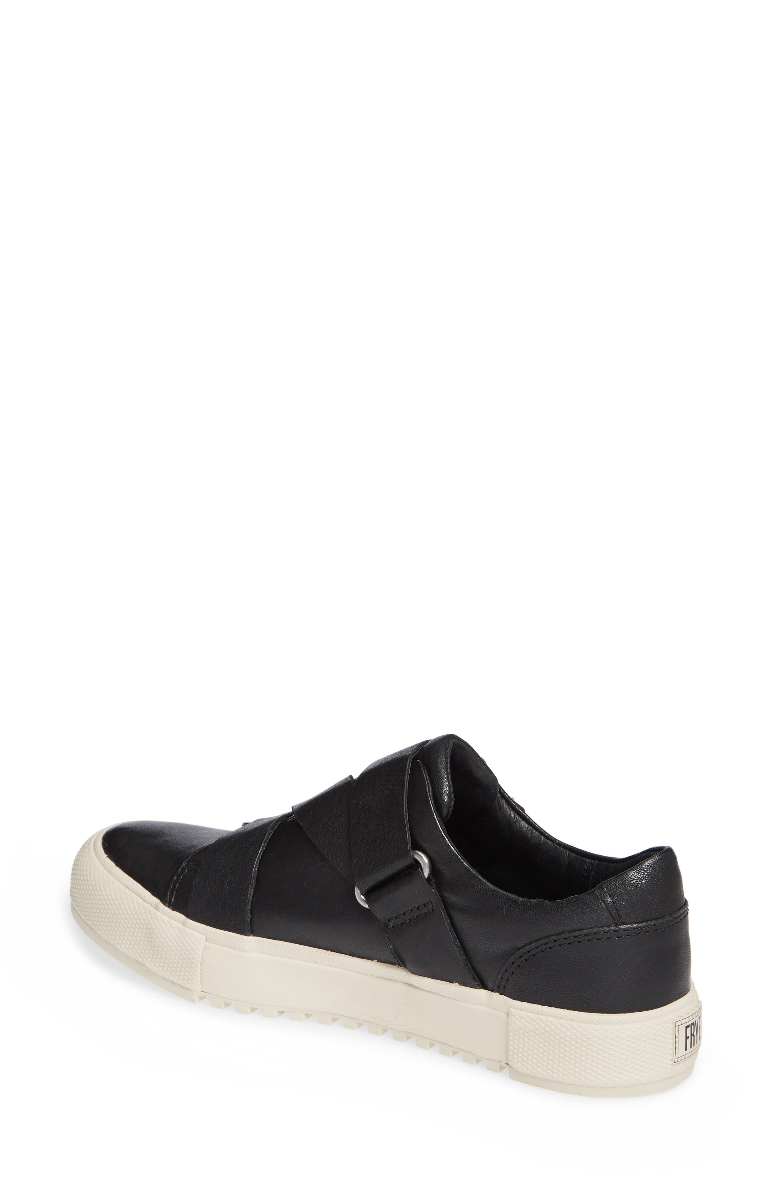 Frye Gia Moto Low Sneaker, Alternate, color, 