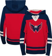 Outerstuff Youth Red Washington Capitals Ageless Revisited Home Lace-Up Pullover Hoodie