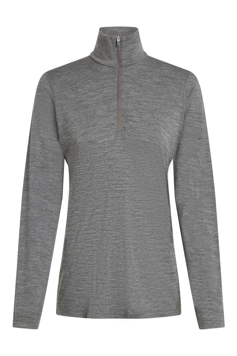 200 Oasis Merino Wool Half Zip Pullover, Alternate, color, GRITSTONE HTHR