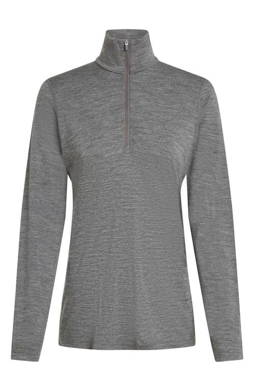 Icebreaker 200 Oasis Merino Wool Half Zip Pullover In Gray
