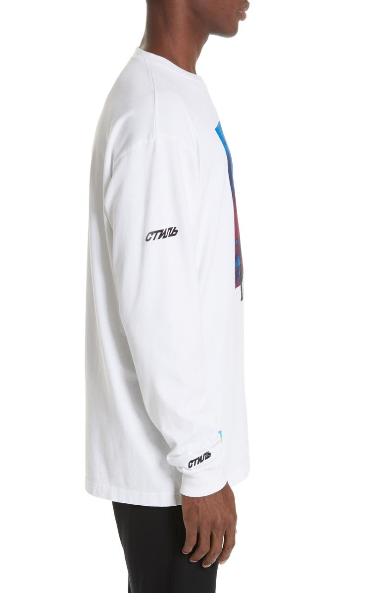 Heron Preston Graphic Long Sleeve T-Shirt, Alternate, color, 
