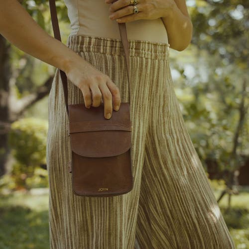 Joyn The Boxy Crossbody In Brown