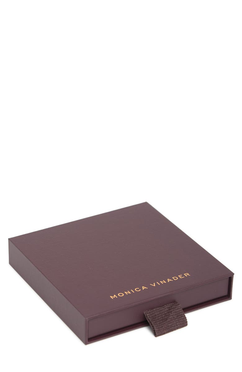 Monica Vinader Mini Teardrop Diamond Pendant Necklace - 0.03 ctw, Alternate, color, Yellow Gold