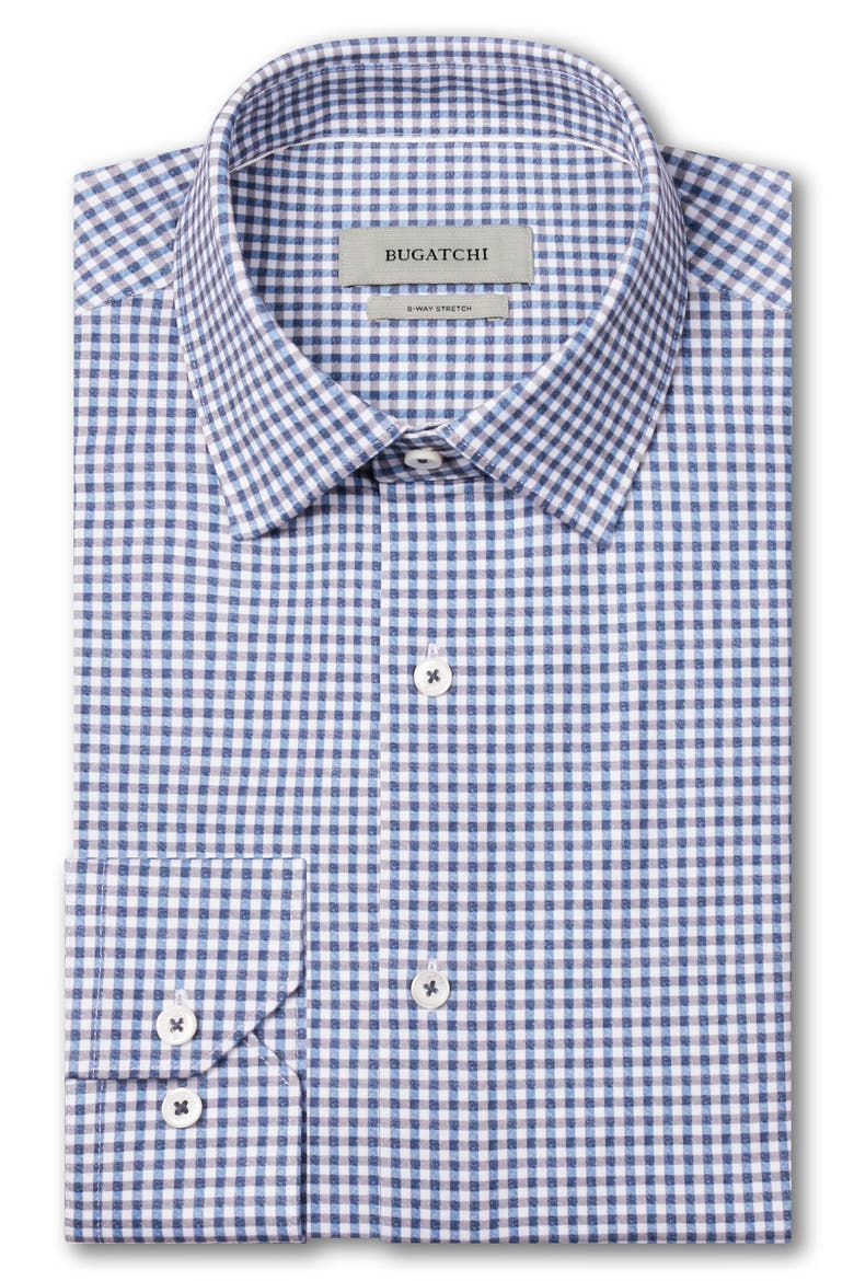 James OoohCotton® Gingham Button-Up Shirt, Alternate, color, NAVY
