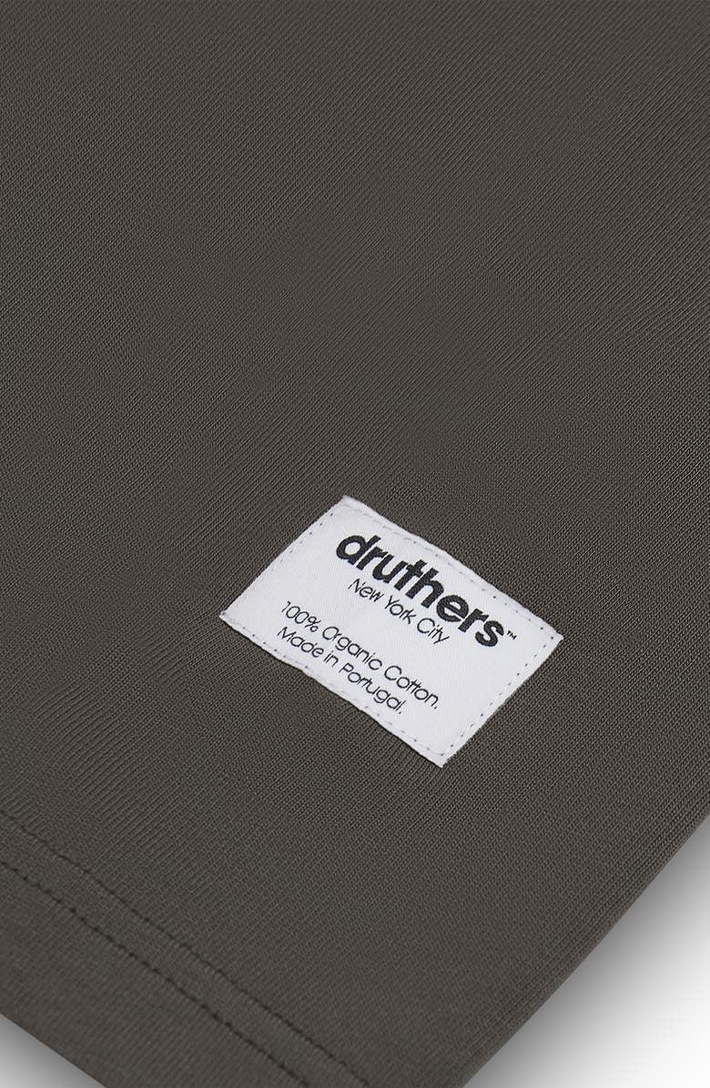 Druthers NYC Heavyweight Organic Cotton T-Shirt, Alternate, color, Storm Grey