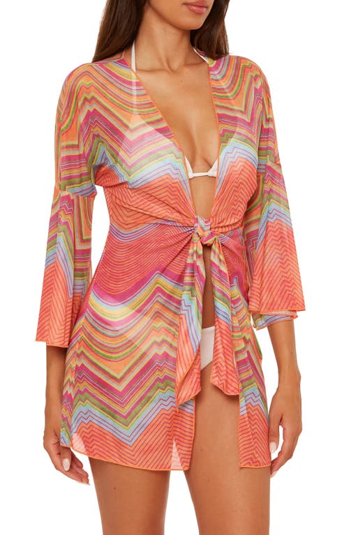 Becca Summer Sunrise Tie Front Tunic