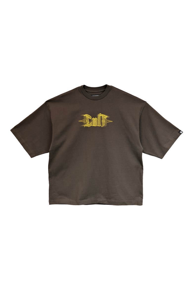 Boxy Fit Logo Graphic T-Shirt, Alternate, color, SAGE