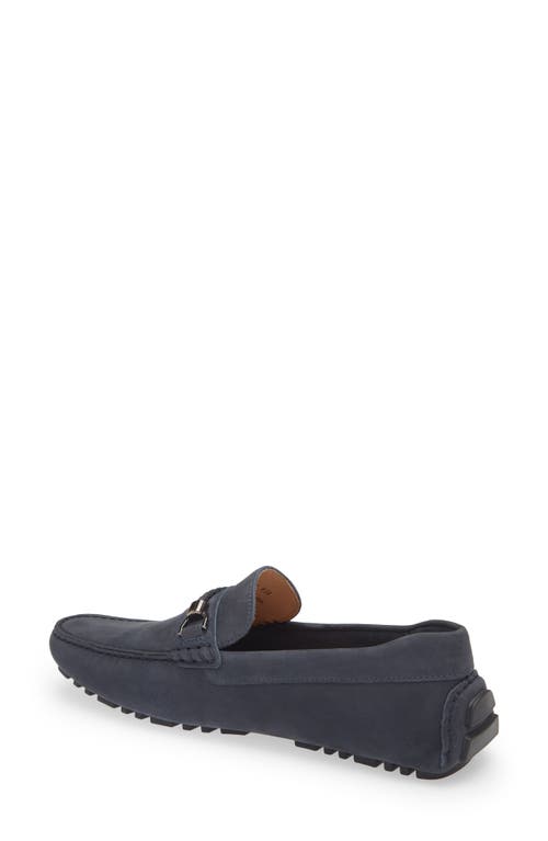 Nordstrom Barrett Braided Bit Driving Shoe In Navy Blazer