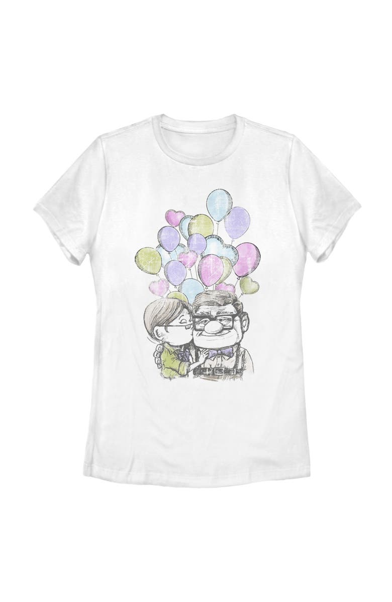 Up Women's Up Carl And Ellie Love  Graphic T-Shirt, Main, color, White