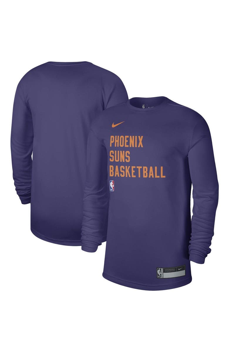 Nike Unisex Nike Purple Phoenix Suns 2023/24 Legend On-Court Practice Long Sleeve T-Shirt, Main, color, Purple