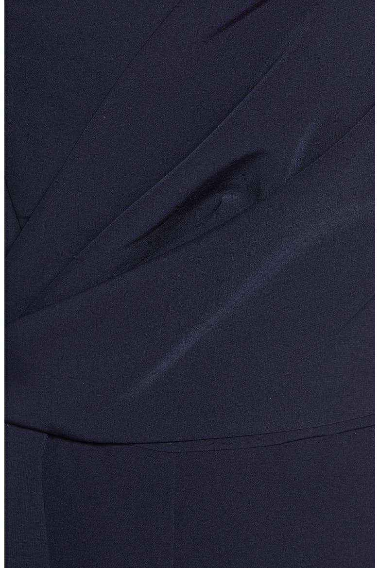 One-Shoulder Laguna Crepe Jumpsuit, Alternate, color, NAVY