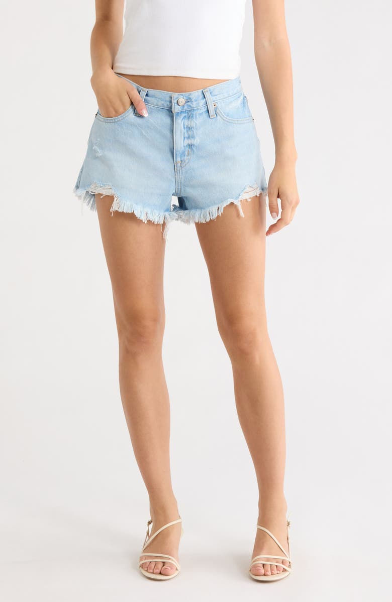 Pistola Gigi Cutoff Denim Shorts, Main, color, Leisure Distressed