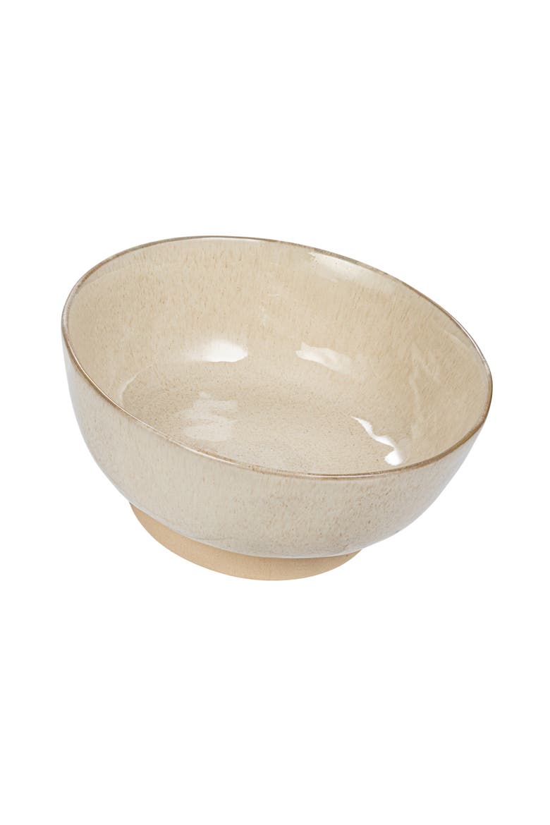 Stoneware Bowl with Speckled Glaze, Cream, Main, color, Cream