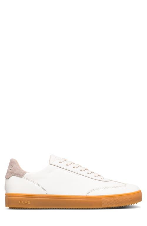 Clae Monroe Vp Low Top Sneaker In Fog Cashmere Light Gum