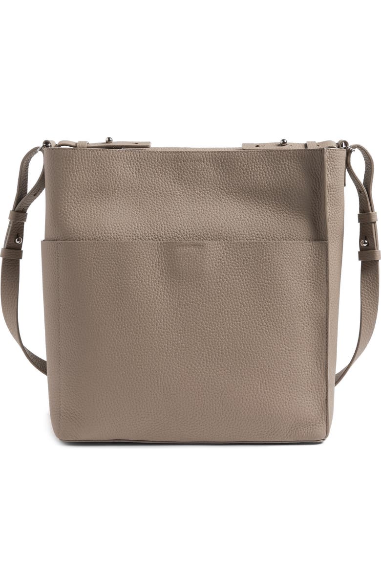 AllSaints Mast Shoulder Tote, Main, color,