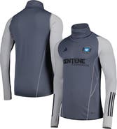adidas Men's adidas Gray Charlotte FC Warm Raglan COLD.RDY Top