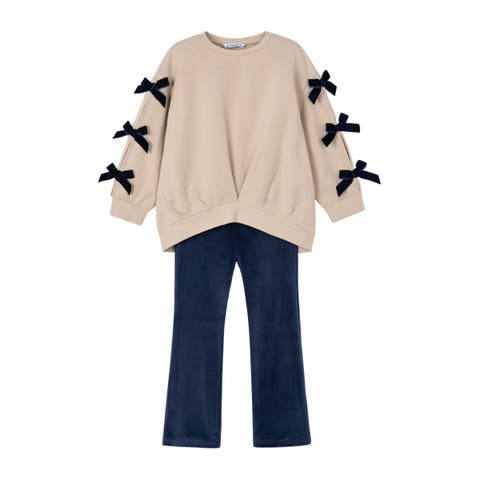 Leggings and Bow Jumper Set (Toddler, Little Kid & Big Kid)