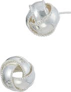 SAVVY CIE JEWELS Knot Stud Earrings