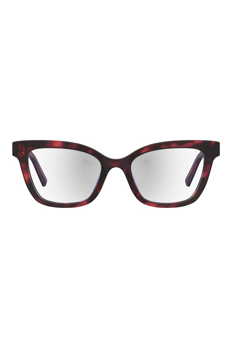 joanie 52mm reading glasses, Main, color, RED HAVANA