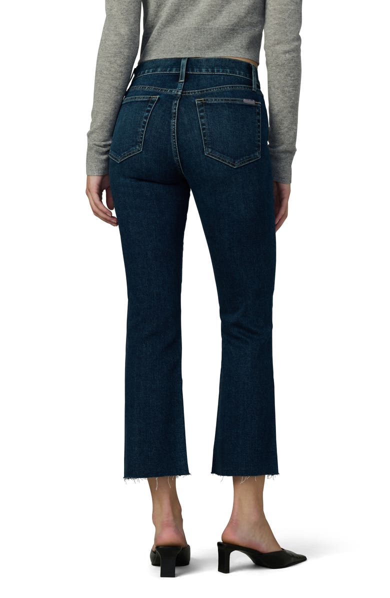Joe's High Waist Raw Hem Crop Bootcut Jeans, Alternate, color,