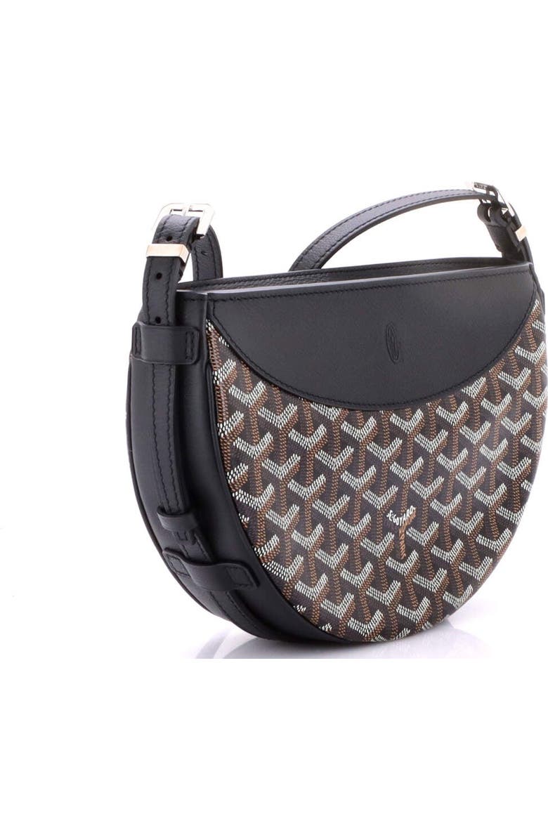 Pre-Owned Goyard Hirondelle Shoulder Bag Coated Canvas and Leather, Alternate, color, Black