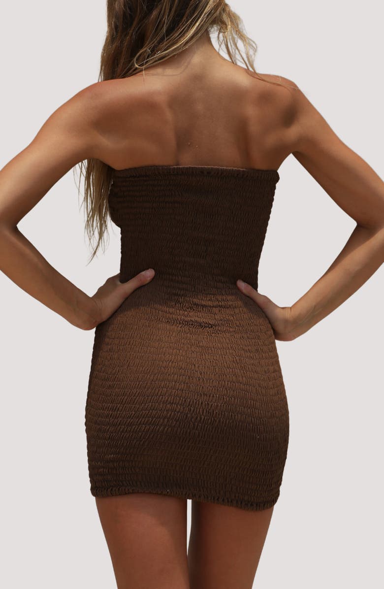 Stone Fox Conchita Strapless Minidress, Alternate, color, 