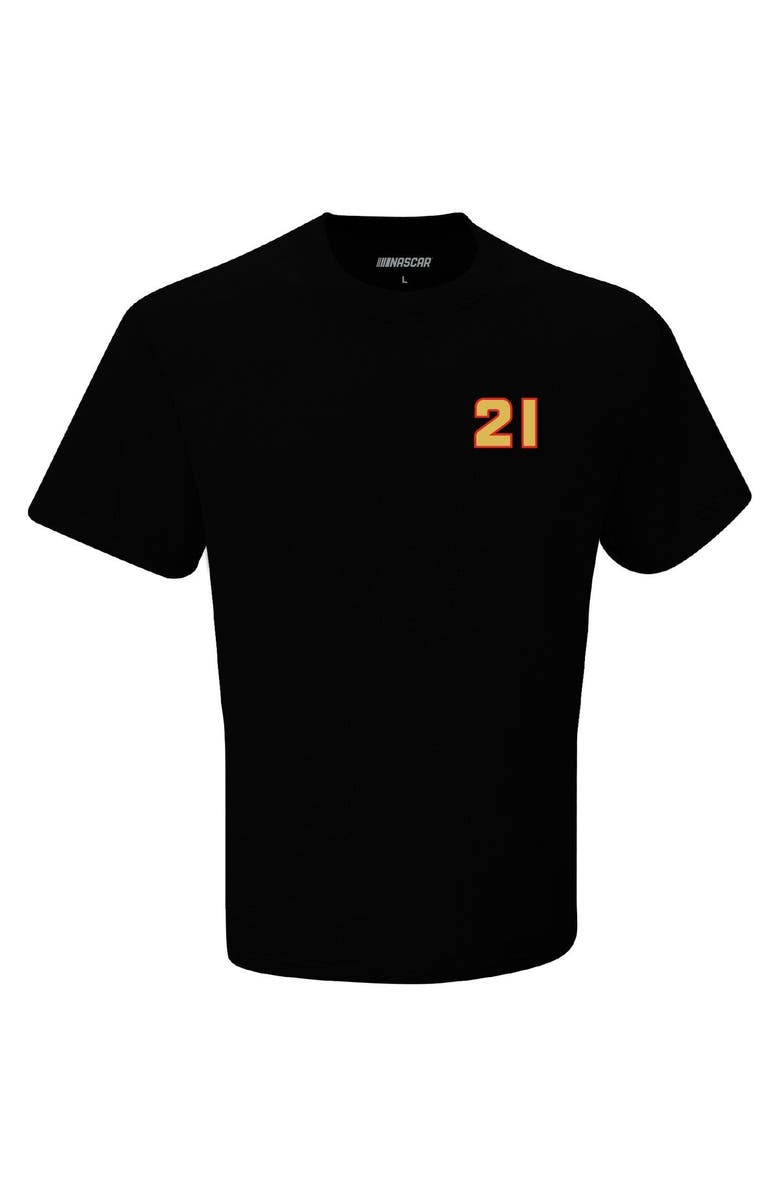 CHECKERED FLAG Men's Checkered Flag Black Harrison Burton Exclusive Tonal Flag T-Shirt, Alternate, color, Black