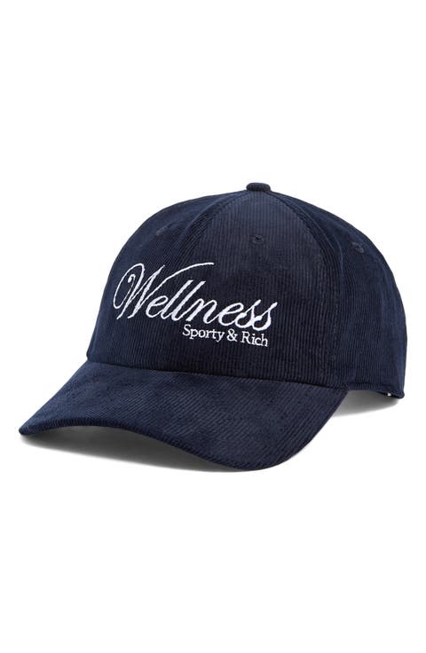 SOHO Wellness Corduroy Baseball Cap
