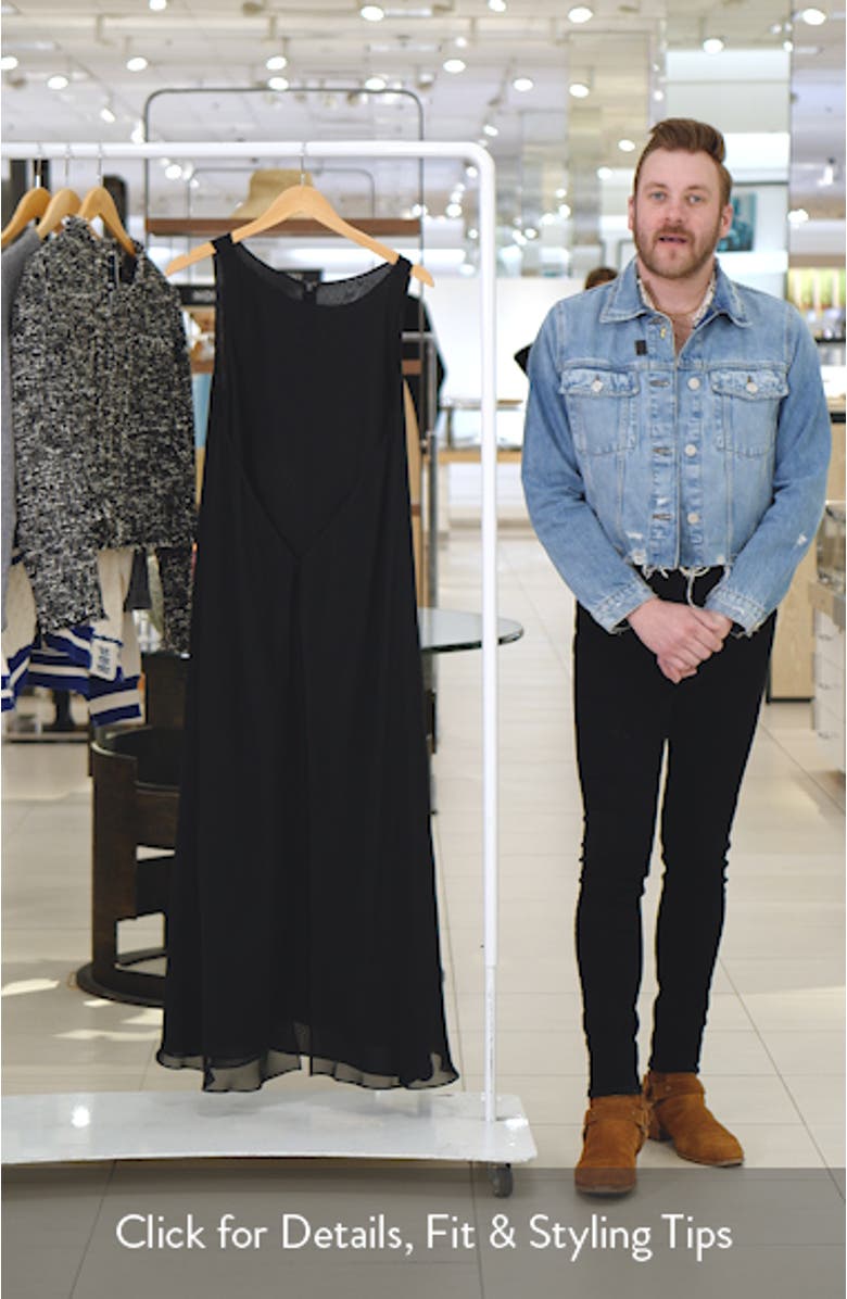 Techno Sleeveless Maxi Dress, sales video thumbnail