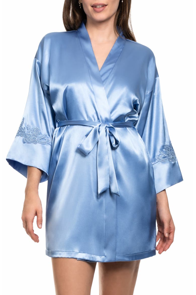 Raelynn Satin Wrap, Main, color, CORNFLOWER BLUE