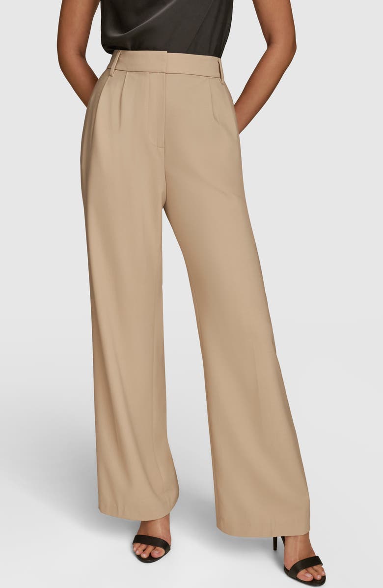 Donna Karan New York Pleated Wide Leg Pants, Main, color, 