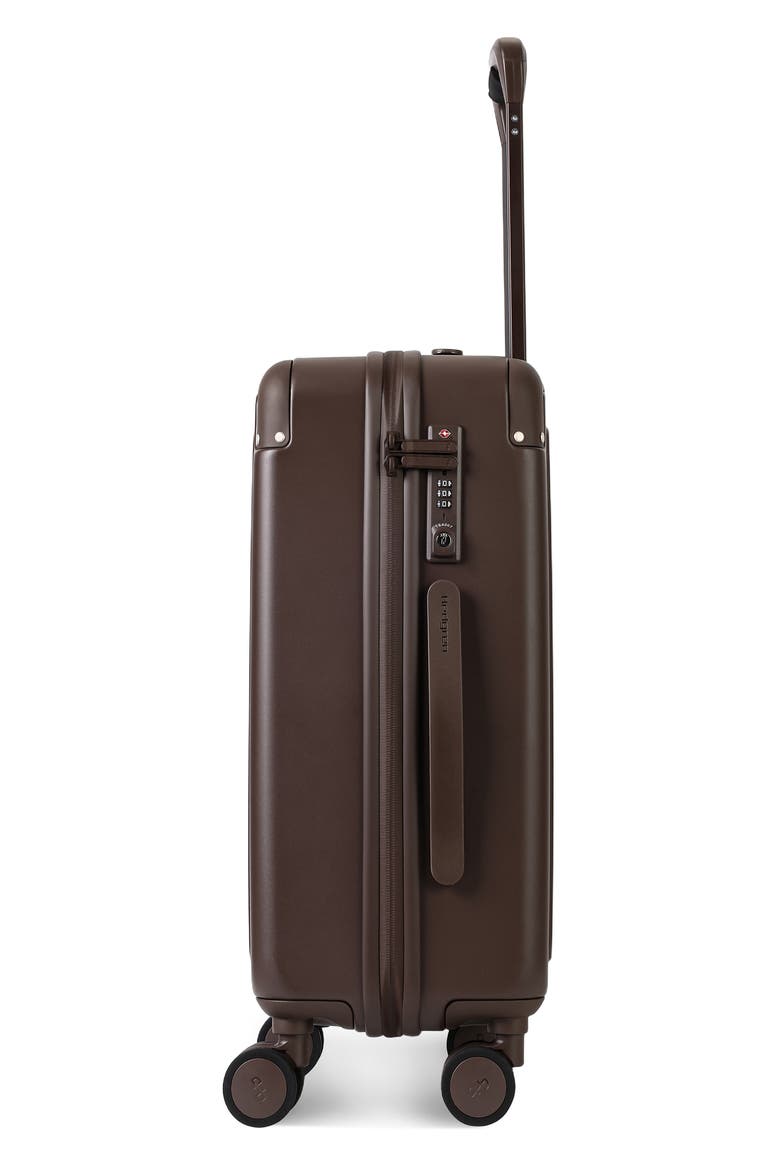 Nostos Matte Spinner Carry-On, Alternate, color, ESPRESSO