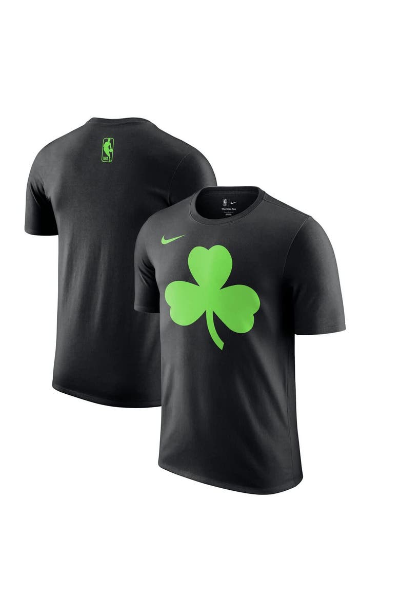 Nike Men's Nike Black Boston Celtics 2024/25 City Edition Essential Logo T-Shirt, Main, color, 