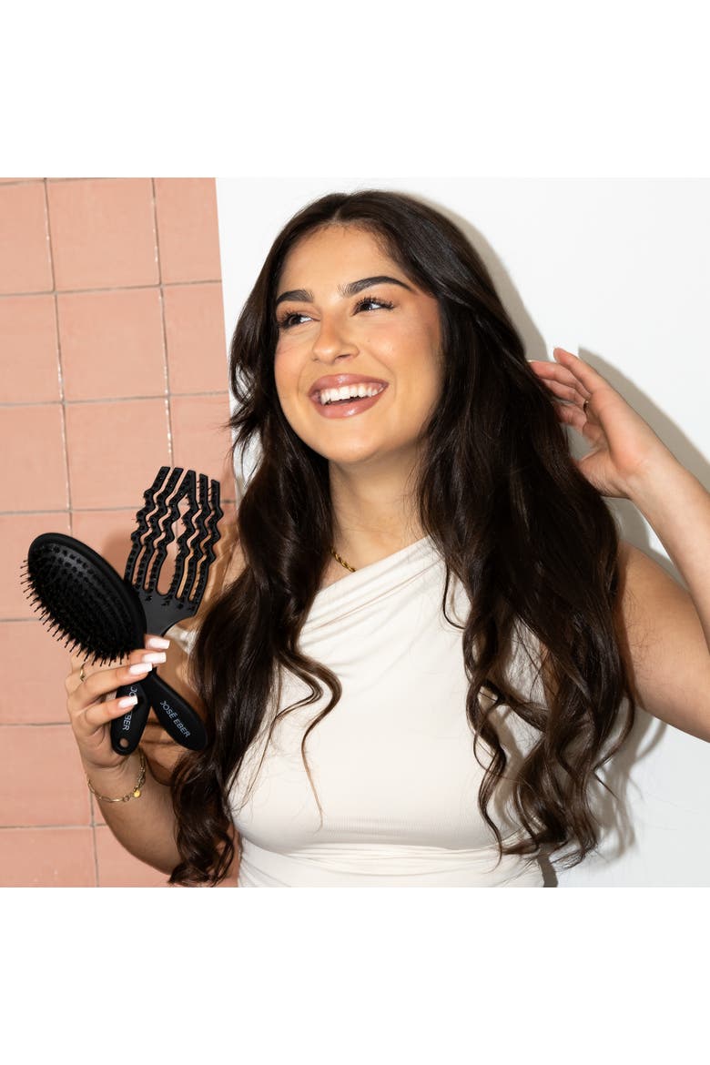 Oval Hair Brush, Alternate, color, Multicolored