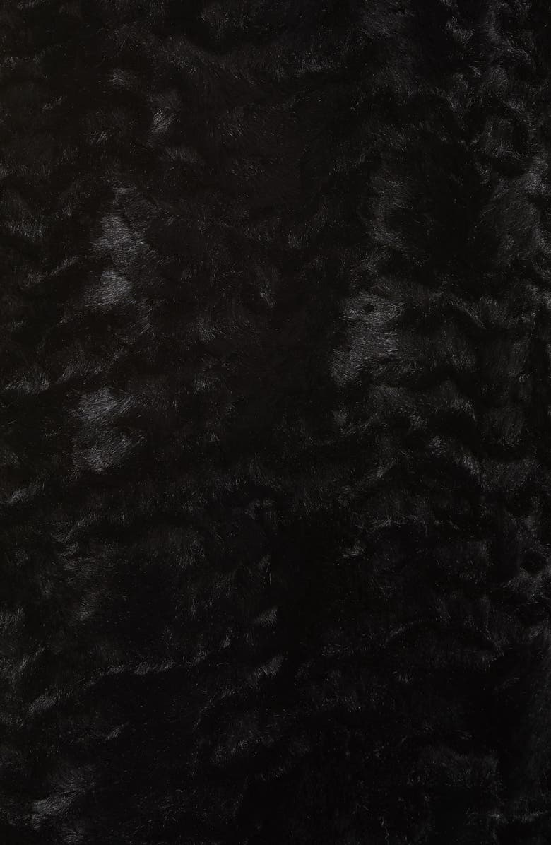 Clu Mix Media Lace and Faux Fur Blouse, Alternate, color, 