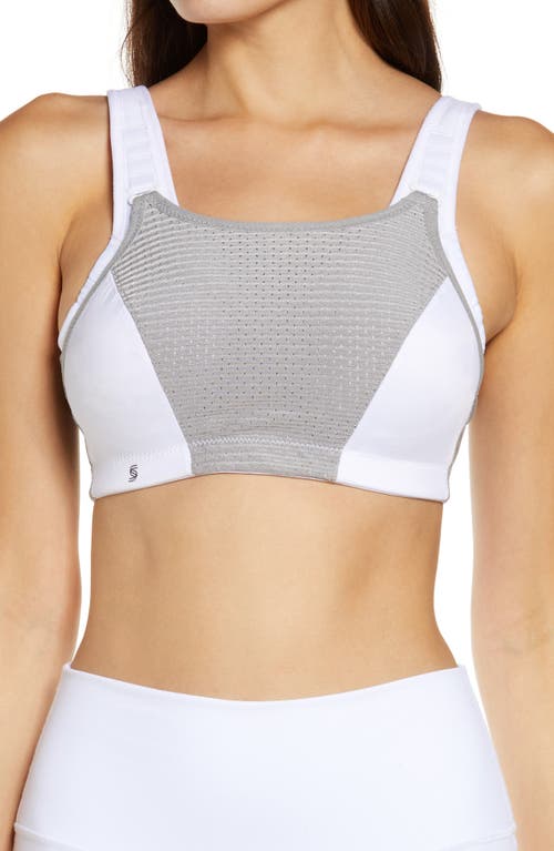Glamorise Custom Control Sports Bra in White/gray  product