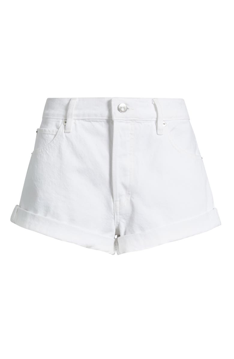 FRAME The Darling Denim Shorts, Main, color, White