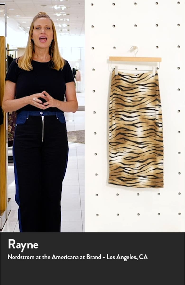 Tiger Stripe Midi Skirt, sales video thumbnail